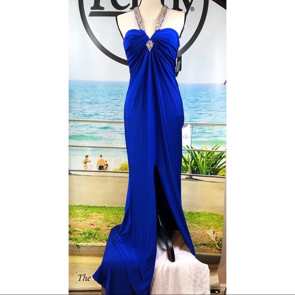 NWT LORD & TAYLOR Plunging Back Gown - Picture 16 of 16